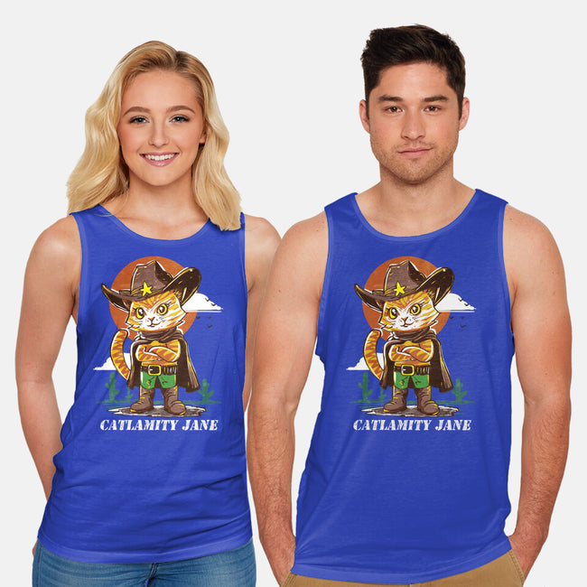 Catlamity Jane-Unisex-Basic-Tank-kharmazero