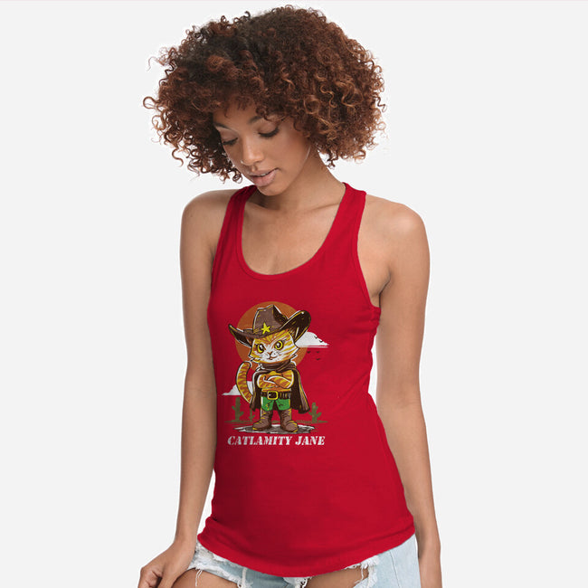 Catlamity Jane-Womens-Racerback-Tank-kharmazero