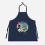 Great Cathulhu Wave-Unisex-Kitchen-Apron-vp021