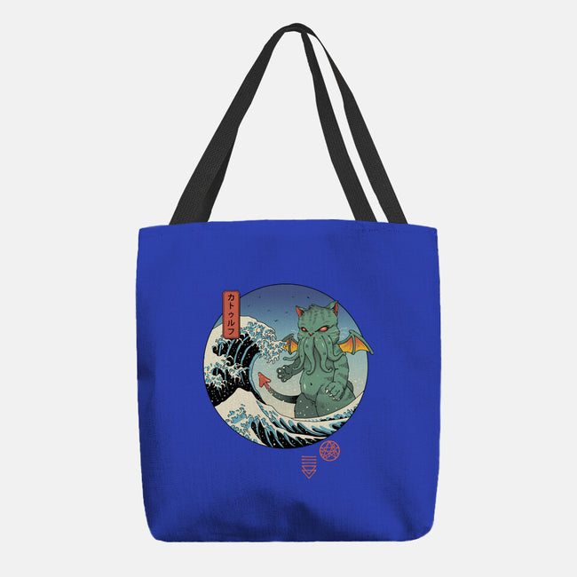 Great Cathulhu Wave-None-Basic Tote-Bag-vp021