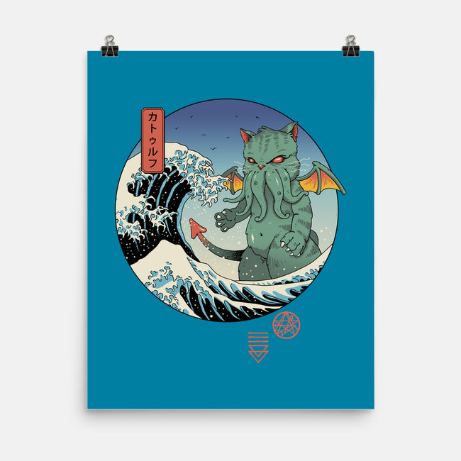 Great Cathulhu Wave-None-Matte-Poster-vp021