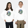 Great Cathulhu Wave-Youth-Pullover-Sweatshirt-vp021