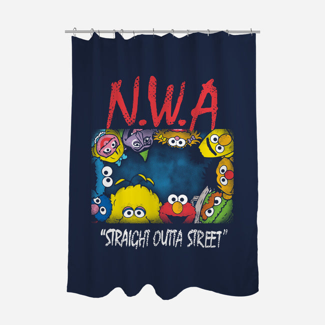 Straight Outta Street-None-Polyester-Shower Curtain-turborat14