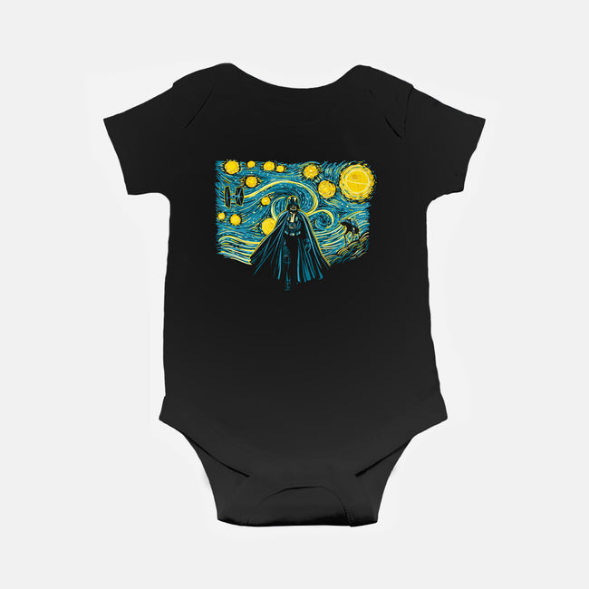 Starry Empire-Baby-Basic-Onesie-retrodivision