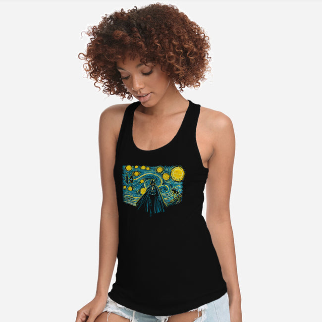 Starry Empire-Womens-Racerback-Tank-retrodivision