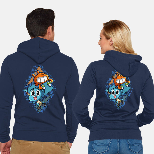 My Favorite Brother-Unisex-Zip-Up-Sweatshirt-nickzzarto