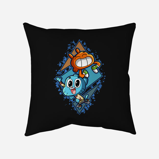 My Favorite Brother-None-Removable Cover-Throw Pillow-nickzzarto