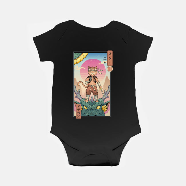 Dragon Meowster-Baby-Basic-Onesie-vp021