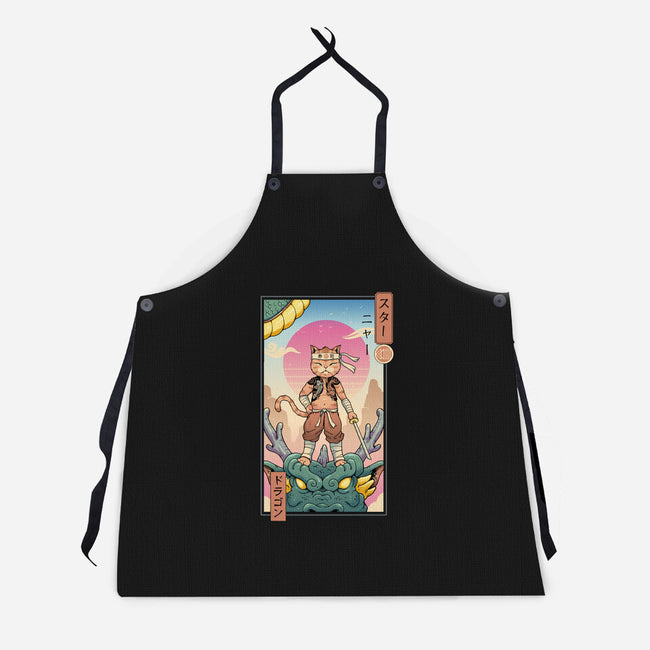 Dragon Meowster-Unisex-Kitchen-Apron-vp021