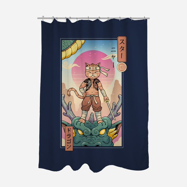 Dragon Meowster-None-Polyester-Shower Curtain-vp021