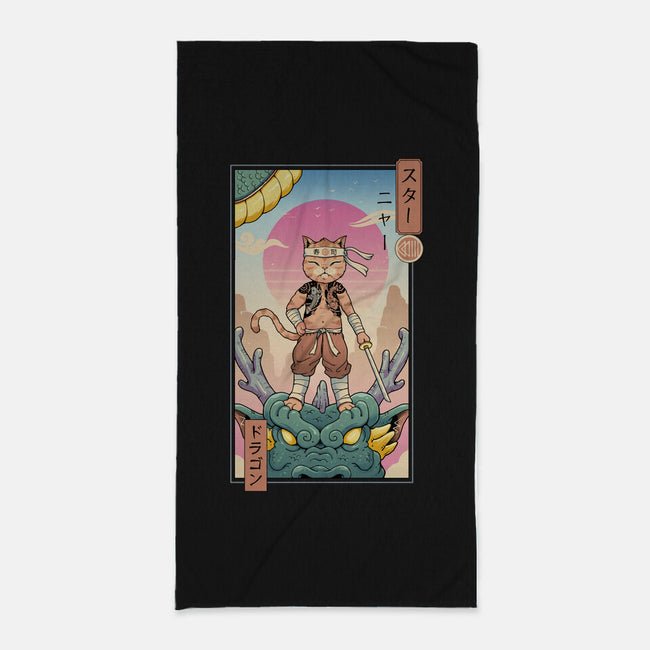 Dragon Meowster-None-Beach-Towel-vp021