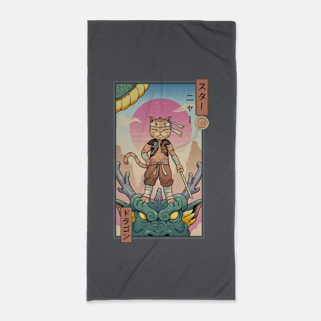 Dragon Meowster-None-Beach-Towel-vp021