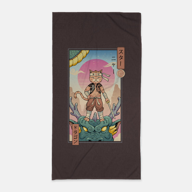 Dragon Meowster-None-Beach-Towel-vp021