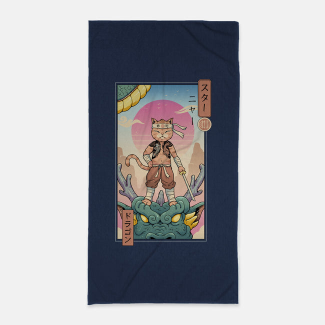 Dragon Meowster-None-Beach-Towel-vp021