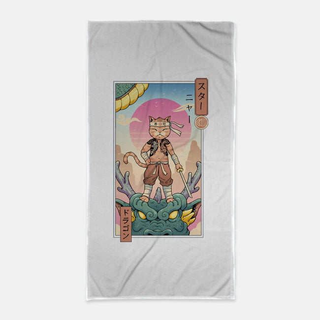 Dragon Meowster-None-Beach-Towel-vp021