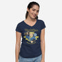 Vault Gym-Womens-V-Neck-Tee-FernandoSala