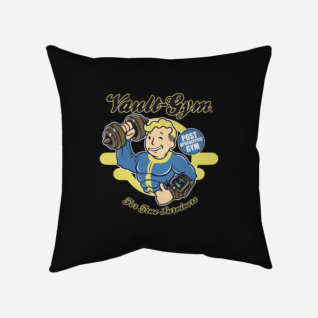 Vault Gym-None-Removable Cover-Throw Pillow-FernandoSala