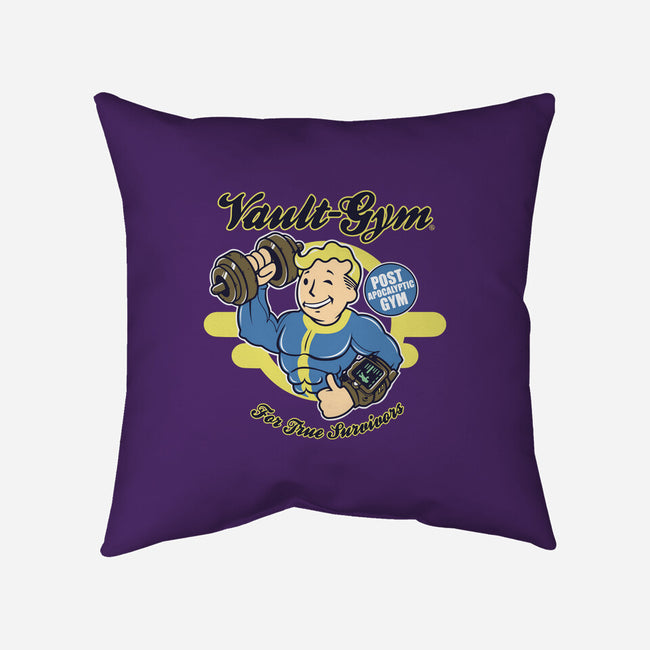 Vault Gym-None-Removable Cover-Throw Pillow-FernandoSala