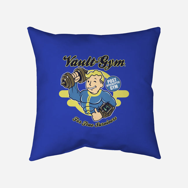 Vault Gym-None-Removable Cover-Throw Pillow-FernandoSala