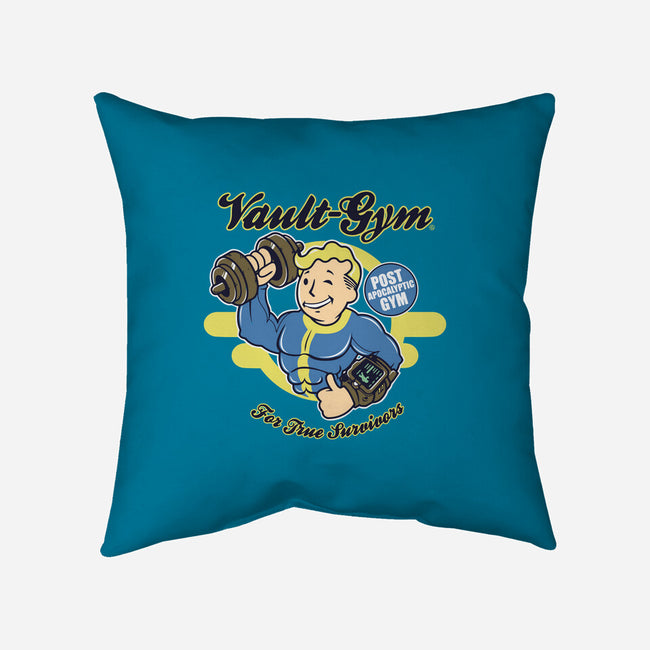 Vault Gym-None-Removable Cover-Throw Pillow-FernandoSala