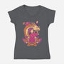 A Spirited Adventure-Womens-V-Neck-Tee-Gleydson Barboza