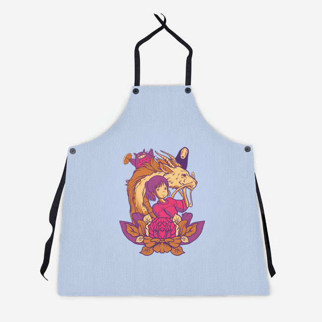 A Spirited Adventure-Unisex-Kitchen-Apron-Gleydson Barboza