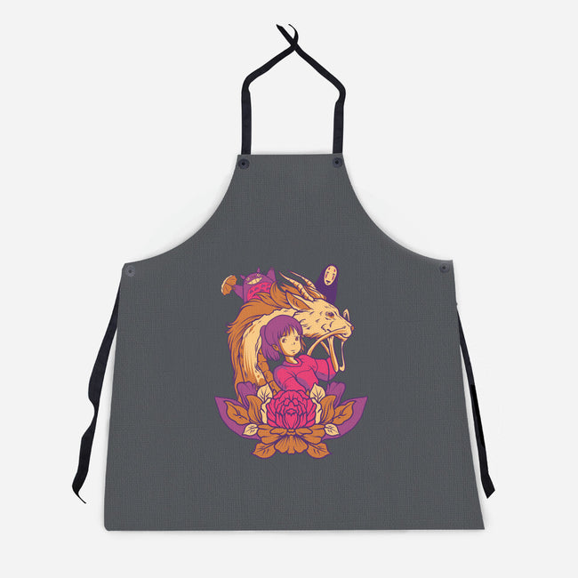 A Spirited Adventure-Unisex-Kitchen-Apron-Gleydson Barboza