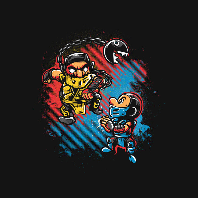 Wario Kombat-None-Polyester-Shower Curtain-Gleydson Barboza