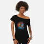 Wario Kombat-Womens-Off Shoulder-Tee-Gleydson Barboza