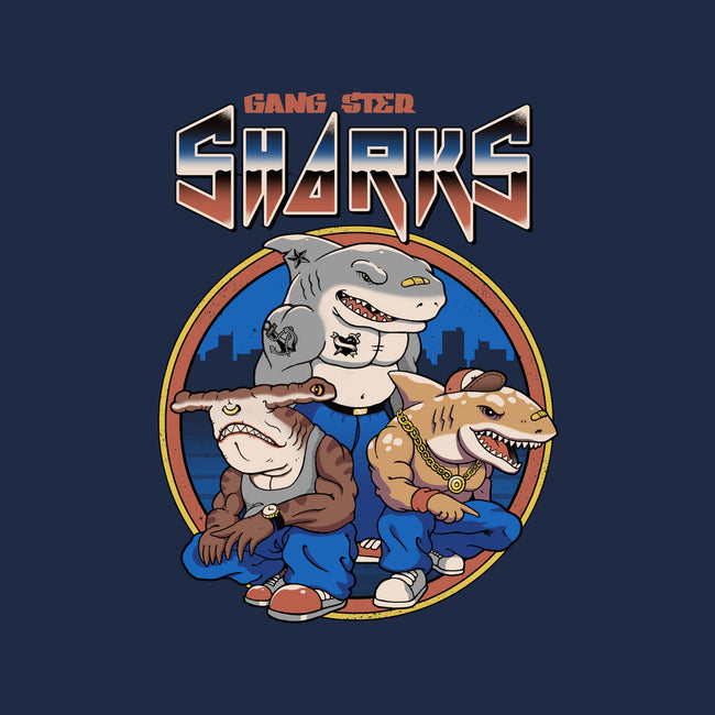 Gangster Sharks-Unisex-Basic-Tee-vp021