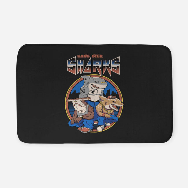 Gangster Sharks-None-Memory Foam-Bath Mat-vp021