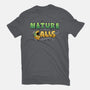 Nature Calls-Mens-Basic-Tee-Boggs Nicolas