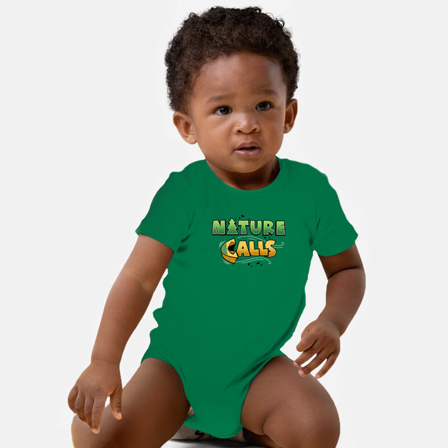 Nature Calls-Baby-Basic-Onesie-Boggs Nicolas