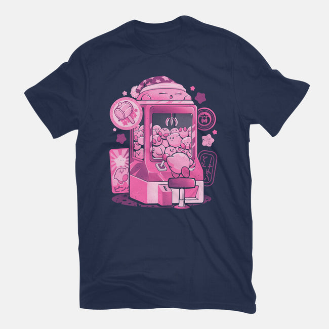 Pink Claw Machine-Womens-Fitted-Tee-eduely