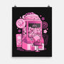 Pink Claw Machine-None-Matte-Poster-eduely