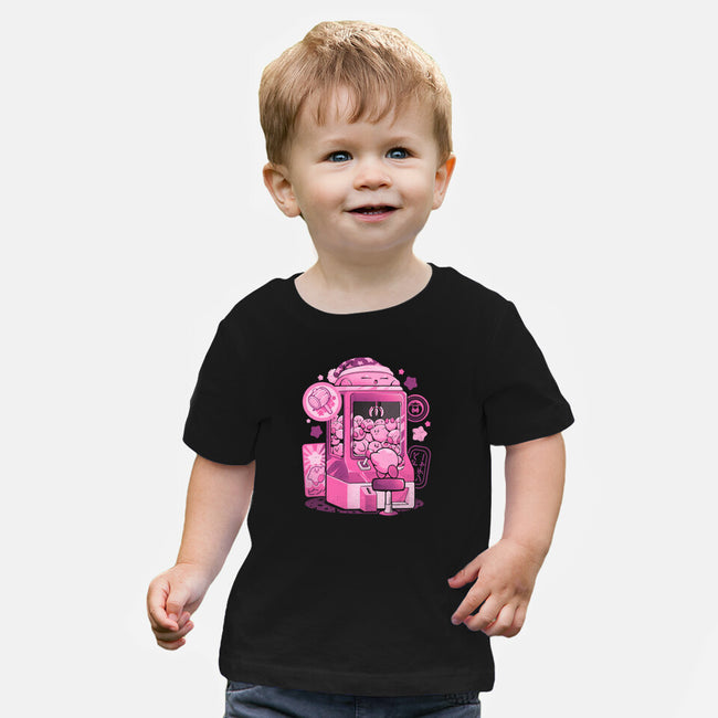 Pink Claw Machine-Baby-Basic-Tee-eduely