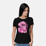 Pink Claw Machine-Womens-Basic-Tee-eduely