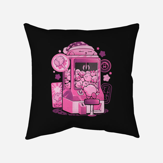 Pink Claw Machine-None-Removable Cover-Throw Pillow-eduely