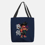 Samurai Dragon-None-Basic Tote-Bag-Bruno Mota