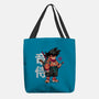 Samurai Dragon-None-Basic Tote-Bag-Bruno Mota