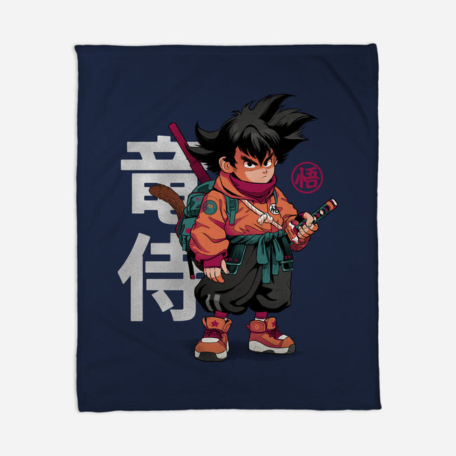 Samurai Dragon-None-Fleece-Blanket-Bruno Mota