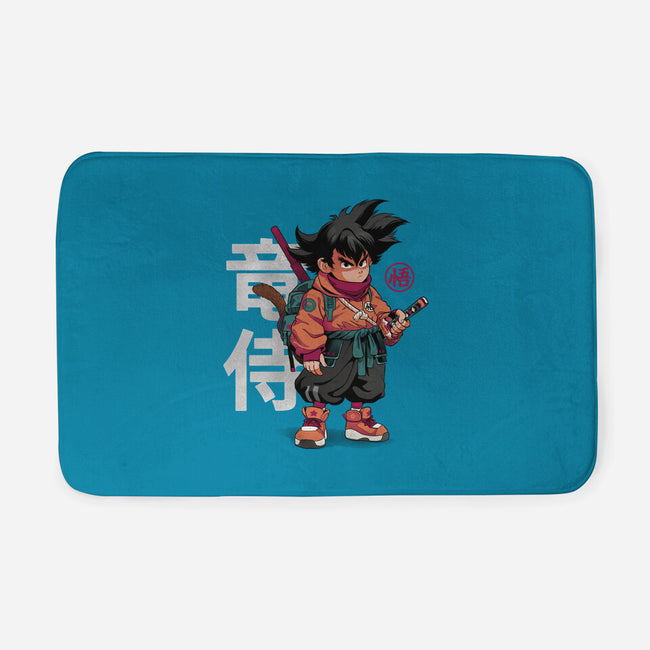 Samurai Dragon-None-Memory Foam-Bath Mat-Bruno Mota