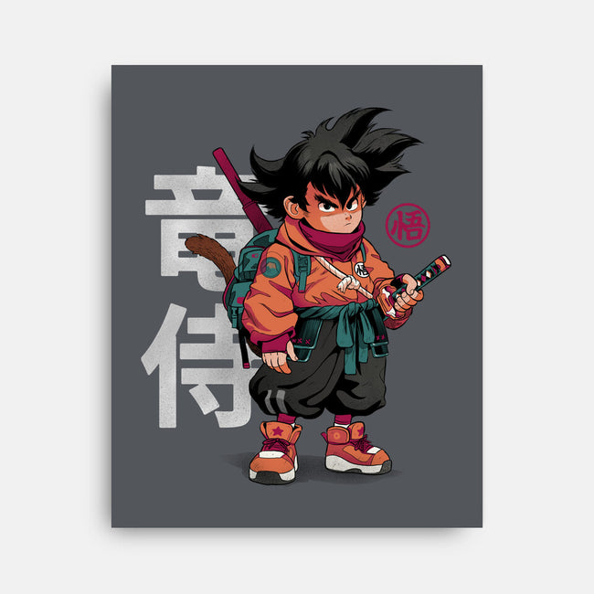 Samurai Dragon-None-Stretched-Canvas-Bruno Mota