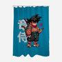 Samurai Dragon-None-Polyester-Shower Curtain-Bruno Mota