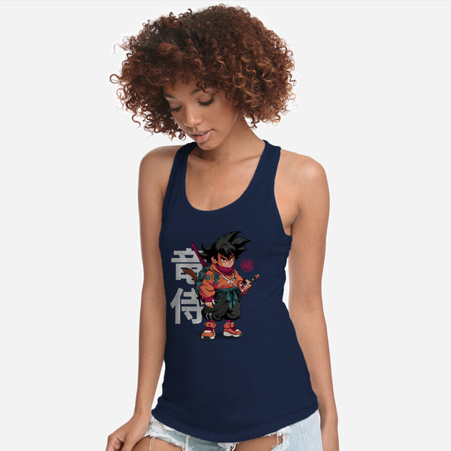 Samurai Dragon-Womens-Racerback-Tank-Bruno Mota