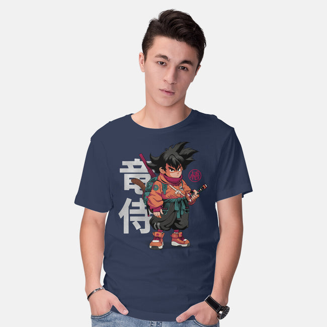 Samurai Dragon-Mens-Basic-Tee-Bruno Mota