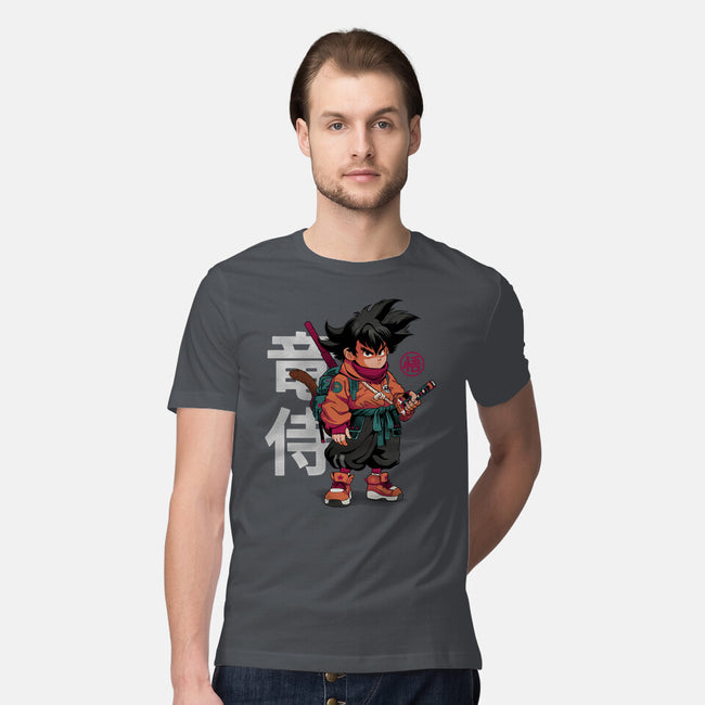 Samurai Dragon-Mens-Premium-Tee-Bruno Mota