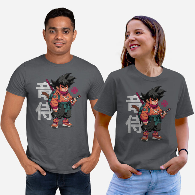 Samurai Dragon-Unisex-Basic-Tee-Bruno Mota