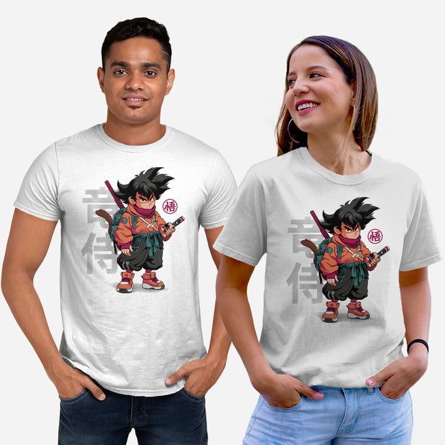 Samurai Dragon-Unisex-Basic-Tee-Bruno Mota