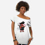 Samurai Dragon-Womens-Off Shoulder-Tee-Bruno Mota